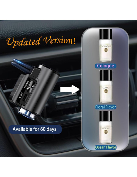 Difusor de Aroma para Coche Genérico Inteligente USB-C Difusor de Aroma para Coche Genérico Inteligente USB-C