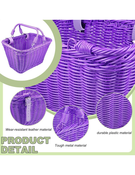 Cesta de Picnic Plegable Morada RainFlower 24.9x18.5x16 cm
