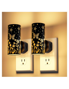 Luces Nocturnas LED Enchufables DALUXshop 3000K Regulables 2 Pzas