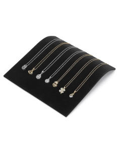 Soporte de Exhibición de Joyería KUKUVR en Terciopelo Negro