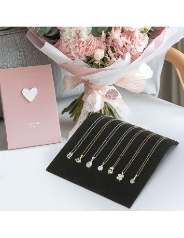 Soporte de Exhibición de Joyería KUKUVR en Terciopelo Negro