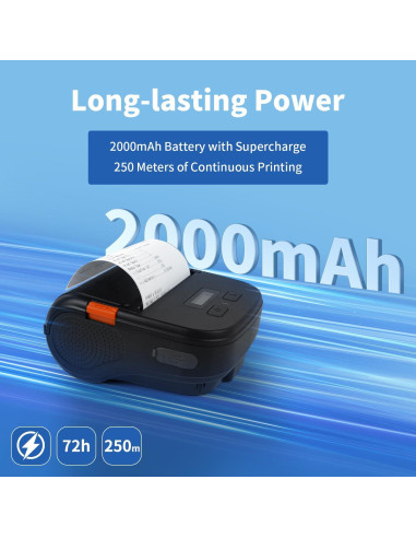 Impresora de Etiquetas Térmicas Rongta RPP30 Bluetooth 203 DPI