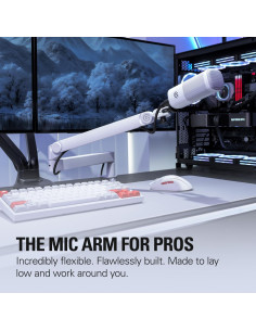 Brazo de Micrófono Elgato Wave Mic Arm Pro Blanco - 3 kg 2