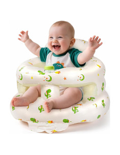 Silla Inflable para Bebés SSyang Sit Me Up - Diseño Dinosaurio