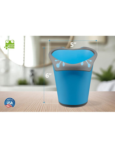 Taza de Baño Plástico 800ml Fresh Frog Cascada Azul