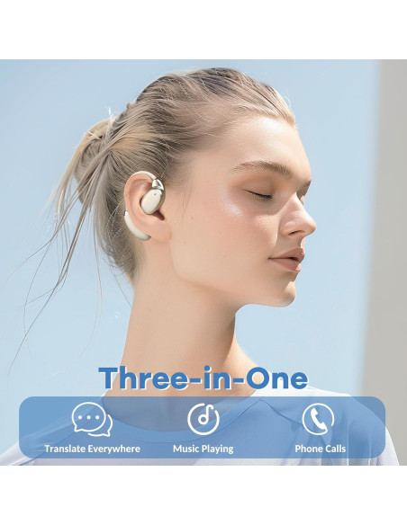 Auriculares Traductores Qnmittry V21 Bluetooth 138 Idiomas