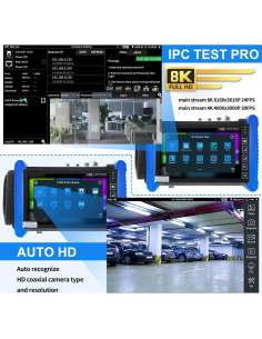 Probador de CCTV Rsrteng IPC-7600COVTADHS Plus 8K 32MP 2