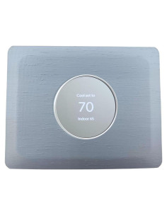 Placa de Pared Rectangular Gris Puerto Adorna One para Termostato Nest 2020