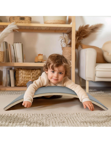 Tabla de Equilibrio de Madera Natural Woodenfun 83.82 cm Gris