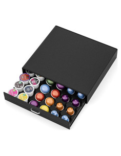 Organizador de Cápsulas de Café SZQINJI Negro 30 K-Cups