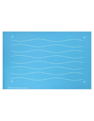 Plantilla de Acolchado Hancy Olas Modernas 31006 - Nylon 43x28 cm