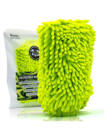 Guante de Lavado de Auto Microfibra NRS Industries Chenille