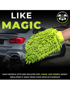 Guante de Lavado de Auto Microfibra NRS Industries Chenille 2