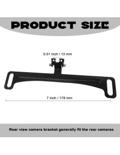 Soporte de Placa de Licencia para Cámara Retrovisora NTNEV 2