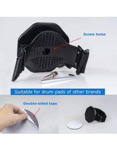 Pad de Práctica de Batería GUITTO GDP-01 Silicona 12,7 cm 2