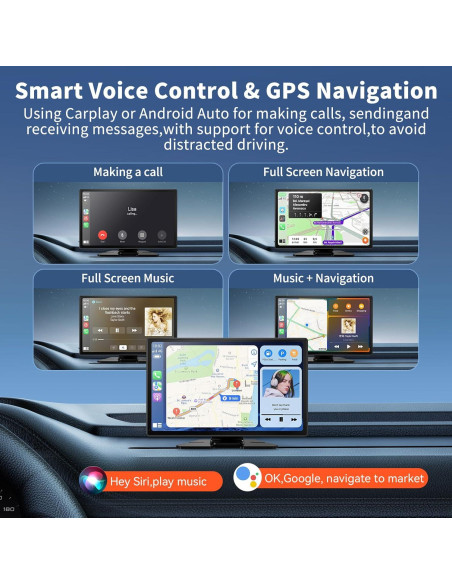 Pantalla Carplay Inalámbrica JoycePure 9" con Cámara 4K Pantalla Carplay Inalámbrica JoycePure 9" con Cámara 4K