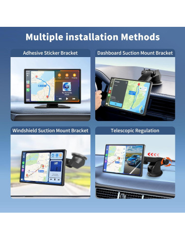 Pantalla Carplay Inalámbrica JoycePure 9" con Cámara 4K