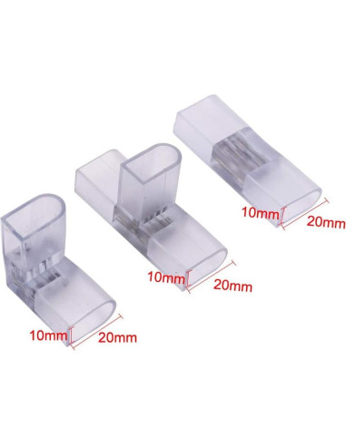 Conectores de Empalme LED RGB XUNATA 5 Piezas 12MM 10x20MM