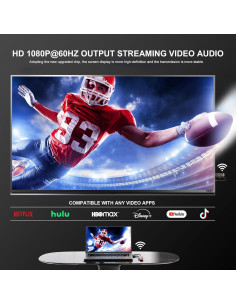 Transmisor y receptor HDMI inalámbrico ChwFio 4K 1080P 60m 2