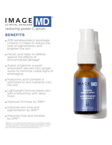 Suero Restaurador Power-C IMAGE MD 20% Vitamina C 14.79ml