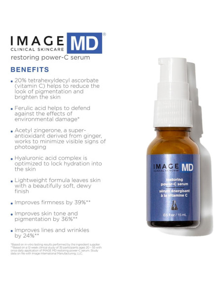 Suero Restaurador Power-C IMAGE MD 20% Vitamina C 14.79ml