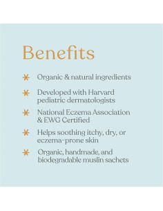 Baño de Avena Orgánico EllaOla para Bebés y Adultos 1 Paquete 2