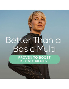 Multivitamínico GNC 50 Plus Mujeres 60 Tabletas Salud Huesos Piel 2