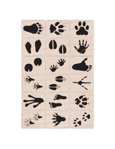 Conjunto de Sellos de Madera Hero Arts LL376 Animales