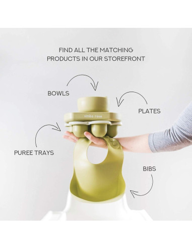 Contenedor de Almacenamiento para Bebés Simka Rose 7 Porciones 70ml