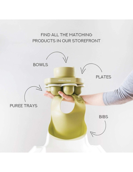 Contenedor de Almacenamiento para Bebés Simka Rose 7 Porciones 70ml