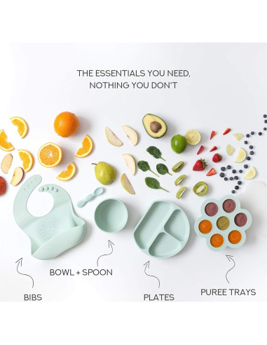 Contenedor de Almacenamiento para Bebés Simka Rose 7 Porciones 70ml