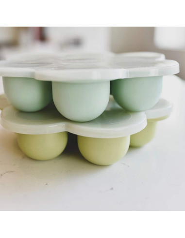 Contenedor de Almacenamiento para Bebés Simka Rose 7 Porciones 70ml