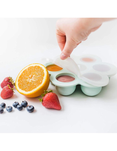 Contenedor de Almacenamiento para Bebés Simka Rose 7 Porciones 70ml