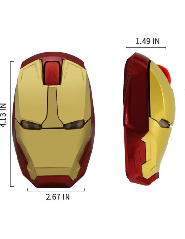 Ratón Inalámbrico Aikchi UK1421A Silencioso LED 1600 DPI