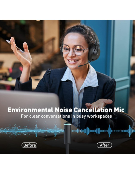 Auriculares Bluetooth COOSII SGH300-07 Inalámbricos 40H