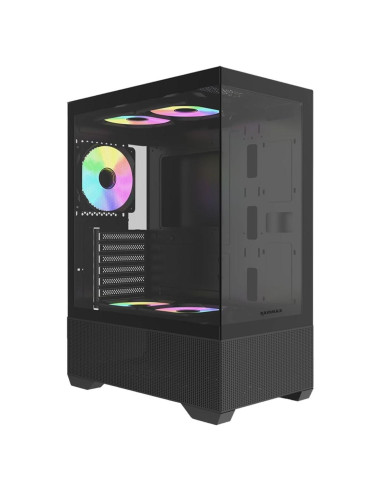 Caja ATX Compacta Raidmax I802 Mesh con Vidrio Templado