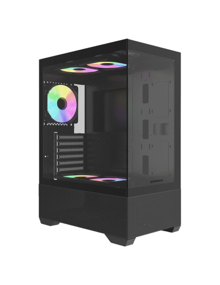 Caja ATX Compacta Raidmax I802 Mesh con Vidrio Templado