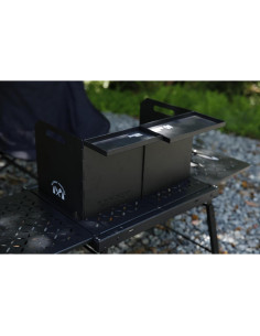 Paravientos Plegable HIKEMAN para Estufa de Camping 45x25cm 2