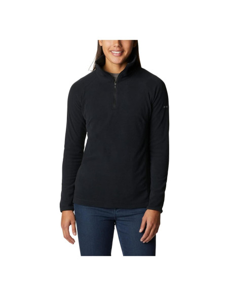 Forro Polar Columbia Glacial III 1/2 Cremallera Mujeres Negro