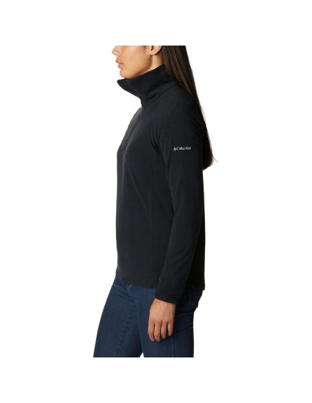 Forro Polar Columbia Glacial III 1/2 Cremallera Mujeres Negro