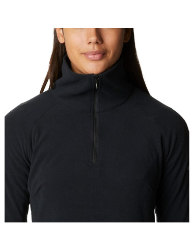 Forro Polar Columbia Glacial III 1/2 Cremallera Mujeres Negro