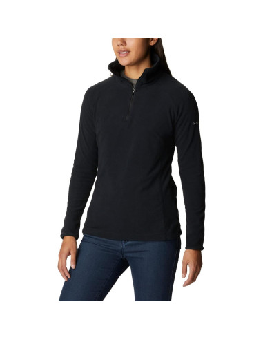 Forro Polar Columbia Glacial III 1/2 Cremallera Mujeres Negro