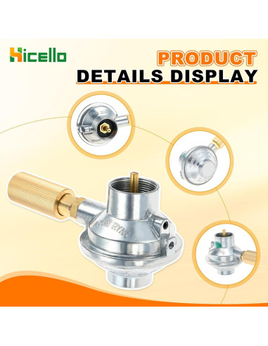 Regulador de horno Camp Chef SPG25-17 para camping