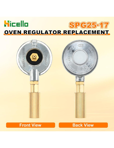 Regulador de horno Camp Chef SPG25-17 para camping