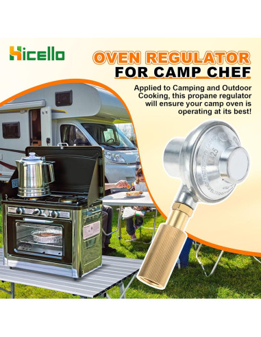 Regulador de horno Camp Chef SPG25-17 para camping