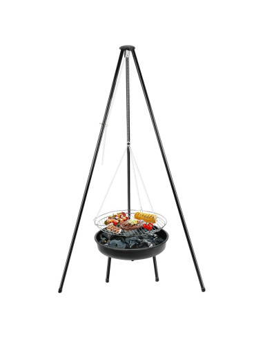 Parrilla de trípode ajustable gzcmxh para acampar - 2025 cm