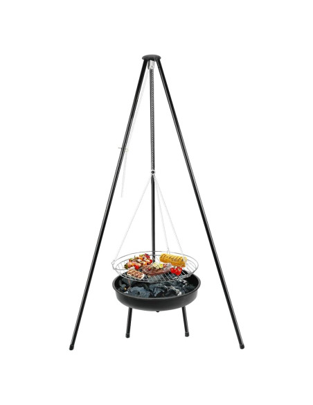 Parrilla de trípode ajustable gzcmxh para acampar - 2025 cm