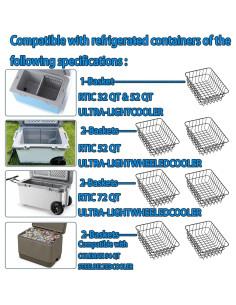 Cesta de Enfriador RTIC 32QT - Acero Inoxidable 2-Pack 2