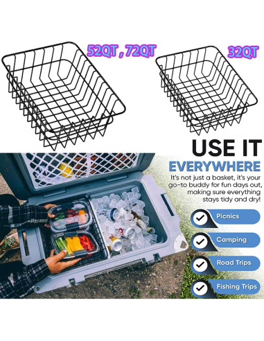 Cesta de Enfriador RTIC 32QT - Acero Inoxidable 2-Pack