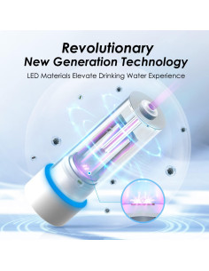 Filtro de Agua Waterdrop RV2 y UVS01 con Certificación NSF 2